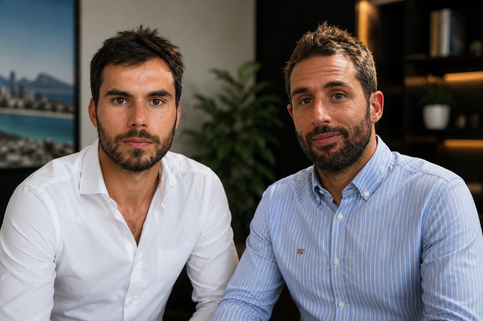 Corentin Gonzalez et Nicolas Charbonnier, fondateurs de C&N Services — La Conciergerie du Soleil